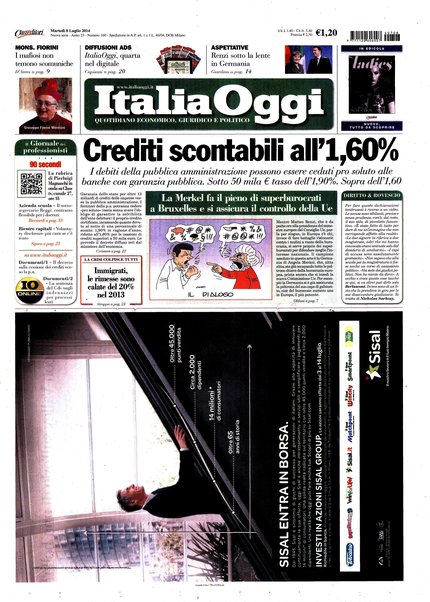 Italia oggi : quotidiano di economia finanza e politica